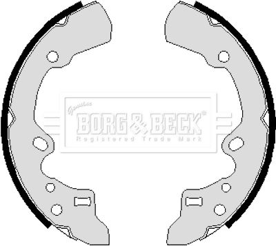 BORG & BECK Piduriklotside komplekt BBS6063